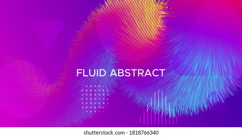 Resumen De Fluidos. Fondo Neon Vibrante. Color Movimiento Futurista. Resumen de Líquidos Digitales. Afiche gráfico de flujo. Movimiento Oleada. Papel tapiz líquido de música. Diseño de vectores dinámicos. Resumen del fluido degradado.