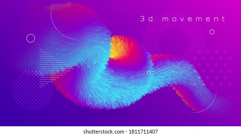 Fluid Abstract. Wave Gradient Template. Vector Creative Motion. Modern Fluid Abstract. Flow Dynamic Cover. Neon Movement. Digital Color Pattern. Graphic Liquid Poster. Vibrant Fluid Abstract.