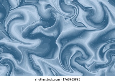 Fluid art. Modern artwork background. Mixture of acrylic paints. Abstract liquid painting marble texture, colorful gradient waves. Vector design for banner, flyer, business card, cover, invitation.