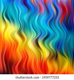 Fluid art. Modern artwork background. Mixture of acrylic paints. Abstract liquid painting marble texture, colorful gradient waves. Vector design for banner, flyer, business card, cover, invitation.