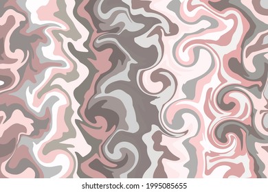 Fluid art. Modern artwork background. Mixture of acrylic paints. Abstract liquid painting marble texture, colorful gradient waves. Vector design for banner, flyer, business card, cover, invitation.