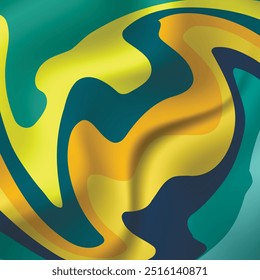 Fluid art. Modern artwork background. Mixture of acrylic paints. Abstract liquid painting marble texture, colorful gradient waves. Vector design for banner, flyer, business card, cover, invitation.
