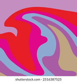 Fluid art. Modern artwork background. Mixture of acrylic paints. Abstract liquid painting marble texture, colorful gradient waves. Vector design for banner, flyer, business card, cover, invitation.