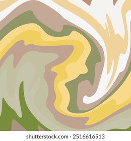 Fluid art. Modern artwork background. Mixture of acrylic paints. Abstract liquid painting marble texture, colorful gradient waves. Vector design for banner, flyer, business card, cover, invitation.