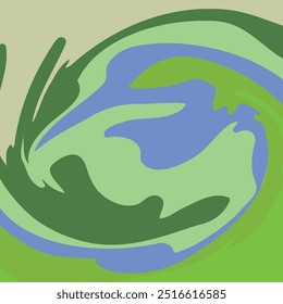 Fluid art. Modern artwork background. Mixture of acrylic paints. Abstract liquid painting marble texture, colorful gradient waves. Vector design for banner, flyer, business card, cover, invitation.