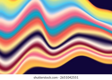 Fluid art. Modern artwork background. Mixture of acrylic paints. Abstract liquid painting marble texture, colorful gradient waves. Vector design for banner, flyer, business card, cover, invitation.