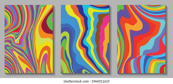 Arte fluido. Fondo de degradado de malla de arte moderno. Mezcla de líquido de salpicaduras de pintura colorida. Textura holográfica abstracta, ondas degradadas. Diseño de vectores para banner, volante, tarjeta, portada, invitación.