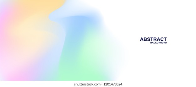 Fluid art painting backgrounds template with abstract and splash shape. Epic colorful banner trend, soft cotton candy color. Horizontal banner template. Modern graphic composition.