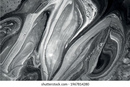 Fluid art texture. Abstract backdrop with swirling paint effect. Liquid acrylic artwork with artistic mixed paints. Can be used for baner or wallpaper. 