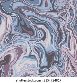 Textura de arte fluido. Fondo abstracto con efecto de pintura giratoria. A4. Imagen acrílica líquida que fluye y se desploma. Pintas mixtas para el afiche interior. Los colores azul, rosa y gris iridiscente. 