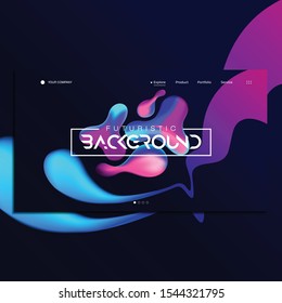 Fluid background 11 for landing page, website Page, website Banner, flyer, and cover