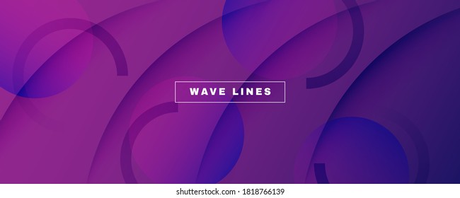 Fluid Background. 3d Flow Lines Wallpaper. Vector Gradient Banner. Color Business Template. Purple Modern Concept. Futuristic Fluid Background. Abstract Pattern. Vivid Fluid Background.