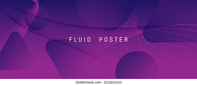 Fluid Background. 3d Flow Lines Wallpaper. Vivid Gradient Texture. Color Digital Template. Violet Memphis Stripes. Futuristic Fluid Background. Abstract Pattern. Vector Fluid Background.