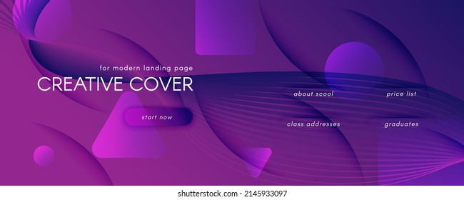 Fluid Background. 3d Flow Shape Movement. Color Geometric Poster. Curve Business Template. Violet Memphis Stripes. Futuristic Fluid Background. Abstract Texture. Vector Fluid Background.