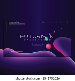 Fluid background 8 for landing page, website Page, website banner, flyer, and cover