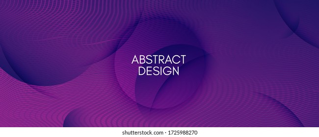 Fluid Background. Abstract Flow Line Wallpaper. Curve Gradient Texture. Vector Minimal Template. Purple Graphic Concept. Dynamic Fluid Background. 3d Brochure. Color Fluid Background.