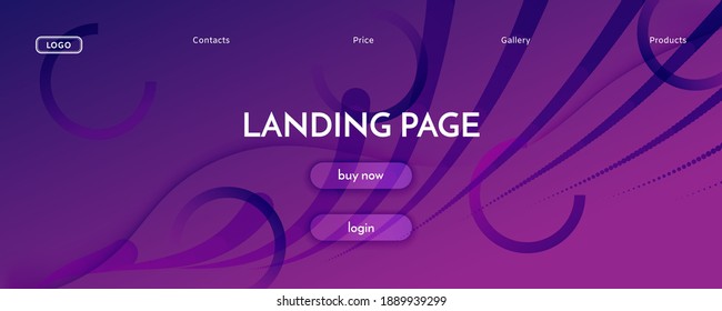 Fluid Background. Abstract Flow Line Wallpaper. Curve Gradient Brochure. Wave Business Magazine. Purple Graphic Concept. Futuristic Fluid Background. 3d Poster. Vector Fluid Background.