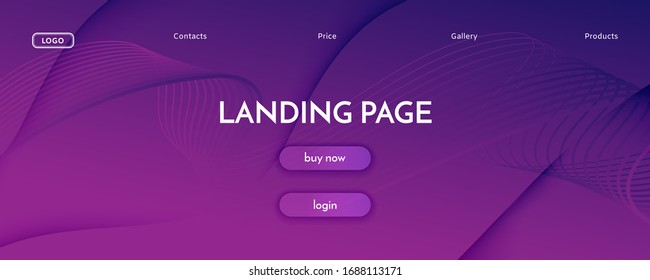 Fluid Background. Abstract Flow Lines Landing Page. Curve Geometric Banner. Vector Creative Illustration. Purple Modern Flyer. Gradient Fluid Background. 3d Poster. Wave Fluid Background.