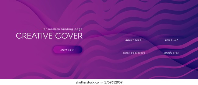 Fluid Background. Abstract Flow Lines Movement. Vivid Gradient Banner. Color Creative Website. Violet Vibrant Design. Futuristic Fluid Background. 3d Poster. Wave Fluid Background.