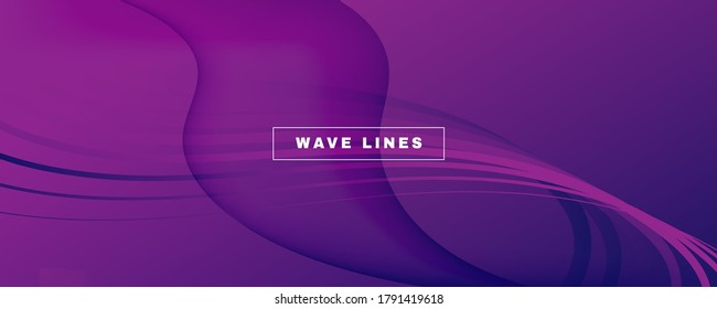 Fluid Background. Abstract Flow Lines Landing Page. Wave Geometric Pattern. Vector Technology Website. Violet Graphic Design. Gradient Fluid Background. 3d Banner. Color Fluid Background.