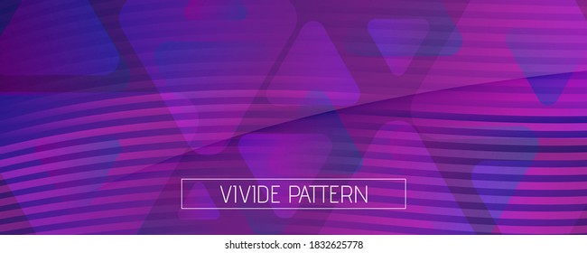 Fluid Background. Abstract Flow Lines Wallpaper. Color Gradient Brochure. Curve Technology Template. Violet Vibrant Motion. Geometric Fluid Background. 3d Pattern. Vector Fluid Background.