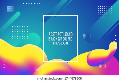 Fluid background abstract gradient shape