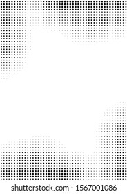 Fluid background, abstract halftone texture, tabloid screen pattern, black and white vector illustration.