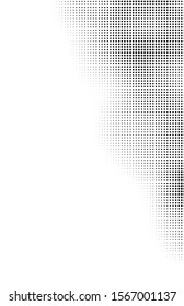 Fluid background, abstract halftone texture, tabloid screen pattern, black and white vector illustration.