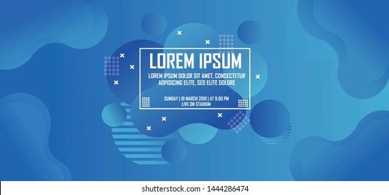 Fluid background with blue gradient color.