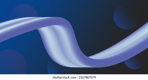 Fondo fluido de color azul y púrpura y forma de onda líquida.