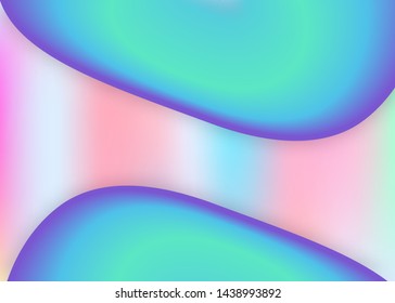 Fluid background. Bright poster, book layout. Holographic 3d backdrop with modern trendy blend. Vivid gradient mesh. Fluid background with liquid dynamic elements and shapes.