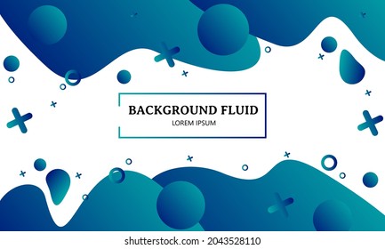 Fondo fluido para el diseño de afiches empresariales