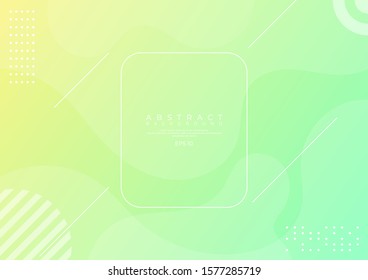 Fluid background color light bright art halftone design line and circle style. vector illustration