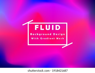Fluid Background Design With Cold Blue Purple Color Theme. Great for Backgrounds, templates, wallpapers, web designs, book covers, and other purposes.