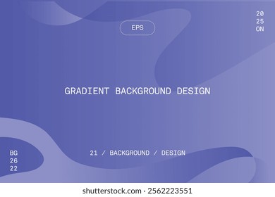 Fluid background design cover with modern ultraviolet color. Dark purple abstract geometrical template with blend shapes.
