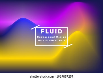 Fluid Background Design With Magical Hill Color Theme. Great for Backgrounds, templates, wallpapers, web designs, book covers, and other purposes.