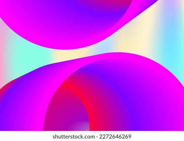Fluid background. Geometric report, presentation template. Vivid gradient mesh. Holographic 3d backdrop with modern trendy blend. Fluid background with liquid dynamic elements and shapes.