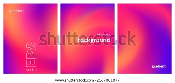Fluid background gradient. Abstract vibrant\
gradient background for posters and websites. Intense pink lilac\
color. Vector EPS cover.