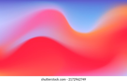 Fluid background gradient. Wavy gradient background. Abstract color design. Template for Posters, Advertising Banners, Brochure, Flyer, Placard, Websites. EPS Vector Image.