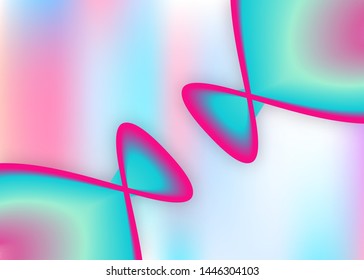 Fluid background. Holographic 3d backdrop with modern trendy blend. Vivid gradient mesh. Business book, presentation composition. Fluid background with liquid dynamic elements and shapes.