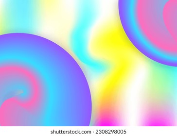 Fluid background. Holographic 3d backdrop with modern trendy blend. Vivid gradient mesh. Minimal cover, card template. Fluid background with liquid dynamic elements and shapes.