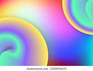 Fluid background. Holographic 3d backdrop with modern trendy blend. Minimal report, card frame. Vivid gradient mesh. Fluid background with liquid dynamic elements and shapes.