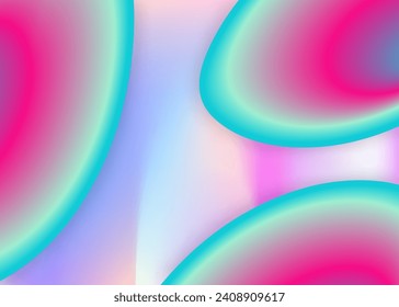 Fluid background. Holographic 3d backdrop with modern trendy blend. Cosmic flyer, card composition. Vivid gradient mesh. Fluid background with liquid dynamic elements and shapes.