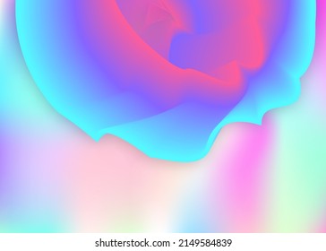 Fluid background. Magic flyer, presentation layout. Holographic 3d backdrop with modern trendy blend. Vivid gradient mesh. Fluid background with liquid dynamic elements and shapes.