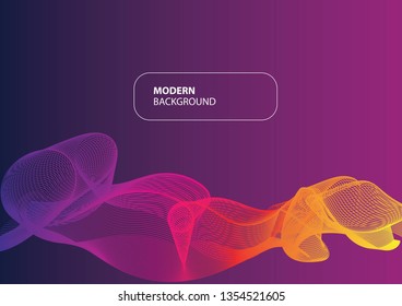 fluid background with minimal elements colorful creation