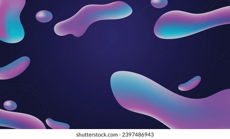 Fluid Background , Minimalist Template Background PPT