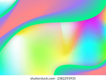 Fluid background. Molecular invitation, book composition. Vivid gradient mesh. Holographic 3d backdrop with modern trendy blend. Fluid background with liquid dynamic elements and shapes.
