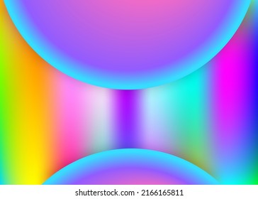 Fondo fluido. Banner de neón, composición de certificado. Malla gradiente vívida. Fondo holográfico en 3d con moderna combinación de moda. Fondo fluido con elementos dinámicos líquidos y formas.