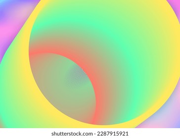 Fondo fluido. Tarjeta pop, plantilla de volante. Fondo holográfico en 3d con moderna combinación de moda. Malla gradiente vívida. Fondo fluido con elementos dinámicos líquidos y formas.