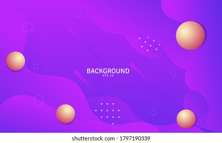 Fluid background, trendy gradient background, colorfull background, vector
